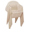 Miami Lowback Plastic Resin Stacking Armchair