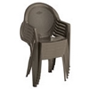 Picture of Trinidad Highback Plastic Resin Stacking Armchair