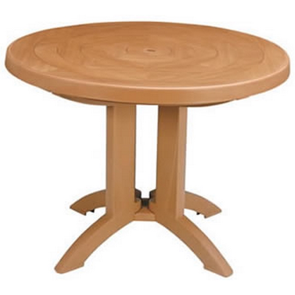 Picture of Atlantis 38 In. Round Folding Table Plastic Resin