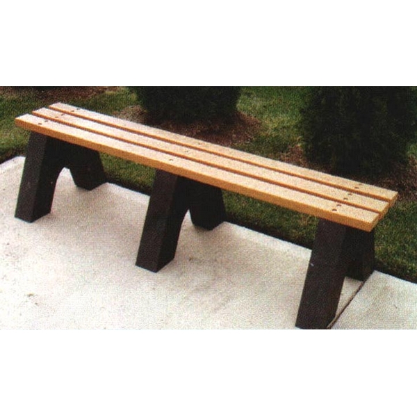 Picture of Bench without Back 8 Ft. Recycled Plastic, Portable