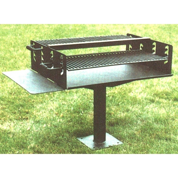 Group Barbecue Grill 1008 Square In. Welded Steel 6 In. Square - Picnic  Furniture