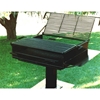 Group Park Grill 1368 Square In. Welded Steel with 6 In. Square Pedestal