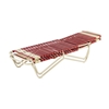 Picture of St. Lucia Vinyl Strap Chaise  Lounge made with an Aluminum Frame. Commercial Pool Furniture.  