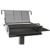 Group Park Grill 1368 Square In. Welded Steel with 6 In. Square Pedestal