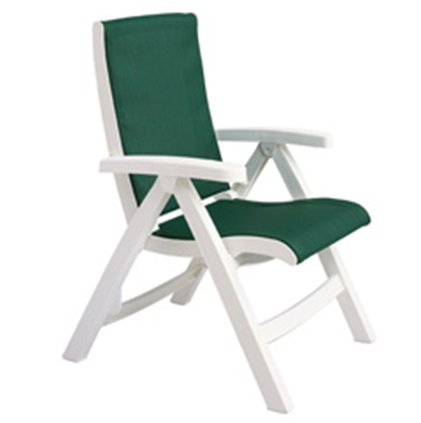Picture of Jersey Midback Folding Sling Chair with Resin Frame