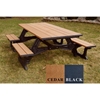 Picture of 8 ft. Wheelchair Accessible Recycled Plastic Picnic Table, 415 lbs.