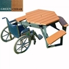 Picture of 46” Wheelchair Accessible ADA Hexagon Picnic Table, 170 lbs.