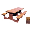 Picture of 8 ft. Recycled Plastic Easy Access Picnic Table Rectangular, 330 lbs.