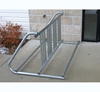 Picture of Bike Rack 18 Space, 10 Foot Galvanized 1 5/8 In. OD Pipe with 1 In. OD Stalls, Portable