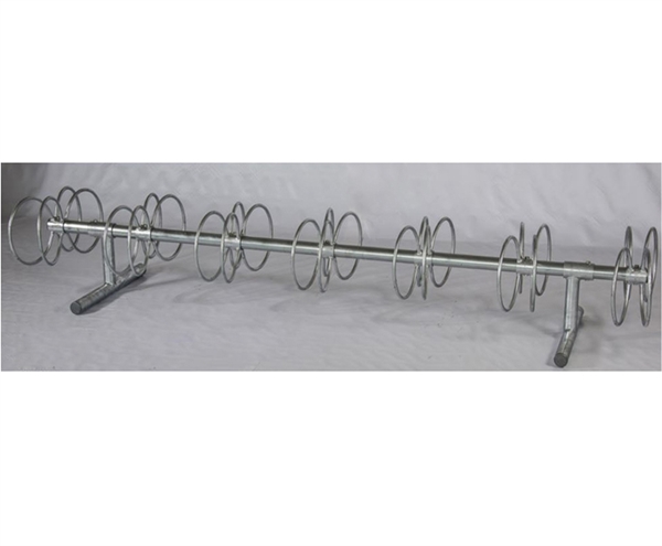 Picture of 4 Space Circle Bike Rack 5 Ft. Powder Coated 5/8” Steel Rod, 2 3/8” OD Frame, Portable