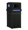 Picture of Steel Recycling / Trash Can, 25 Gallons, Portable 55 lbs.