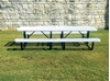 10 Ft. RHINO Rectangular Thermoplastic Picnic Table with Portable Frame