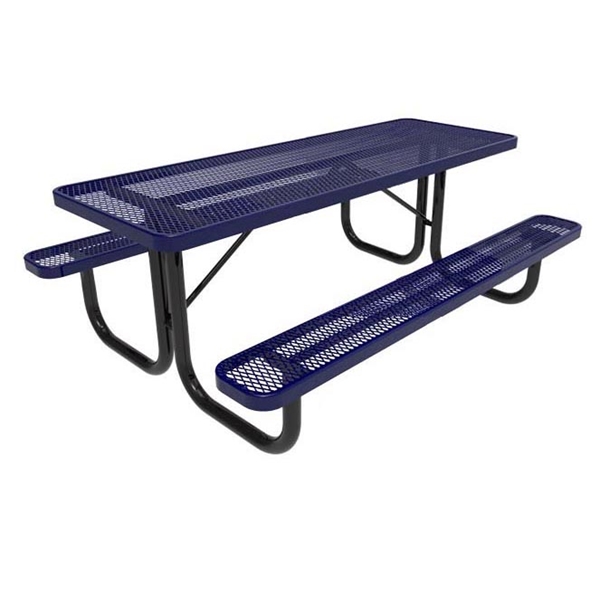 Picture of ELITE 8 Ft. Picnic Table with Proprietary Thermoplastic Coated Top & Seats, Portable, 257 lbs.