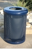 RHINO Trash Receptacle, Thermoplastic Expanded Metal