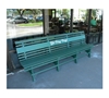 Park Bench St. Pete 4 or 5 ft. Recycled Plastic in Turf Green