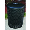 Picture of Standard Trash Receptacle 55 Gallon Plastic Coated Expanded Metal with Flat Top