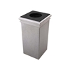 30 Gallon Polymer Concrete Trash Can Portable - Ashtone