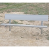 Stationary Aluminum Bench with Galvanized Steel Frame - 6 or 8 Ft.