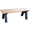 Deluxe Recycled Plastic Flat Bench 