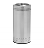 25 Gallon Powder Coated Steel Trash Can with Open Top Portable