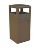 42 Gallon Square Receptacle with Dome Top