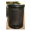 Elite Series 32 Gallon Thermoplastic Polyethylene Coated Trash Can with Top and Liner