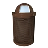 	Elite Series 32 Gallon Thermoplastic Polyethylene Coated Trash Can with Top and Liner