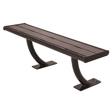 Acadia Steel Bench without Back - 4 Ft. or 6 Ft.