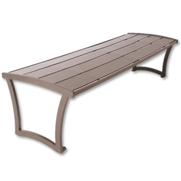 Bryce Steel Bench without Back - 4 Ft., 6 Ft., or 8 Ft.