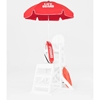 6.5 Ft. Printed Lifeguard, Steel Frame Umbrella with Aluminum Pole