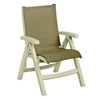 Plastic Resin Sling Arm Chair