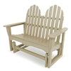 Polywood Adirondack Recycled Plastic 48 In. Glider Bench