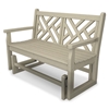 Polywood Chippendale 48 In. Glider Bench