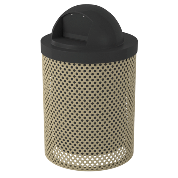 Perforated Trash Receptacle 32 Gallon