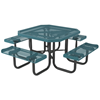 Picnic Table Octagon 46 In. Attached Seats