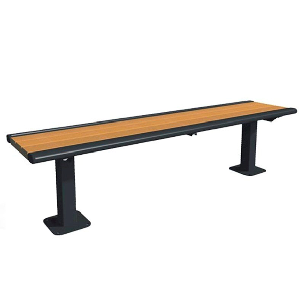 Arches 6 Foot Recycled Plastic Bench without Back