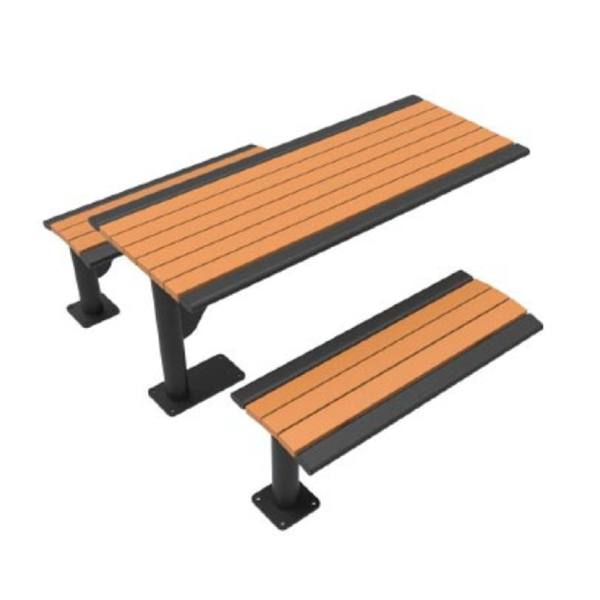 Arches 6 Ft. Recycled Plastic Cantilever Picnic Table
