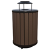 Arches 32 Gallon Recycled Plastic Trash Receptacle