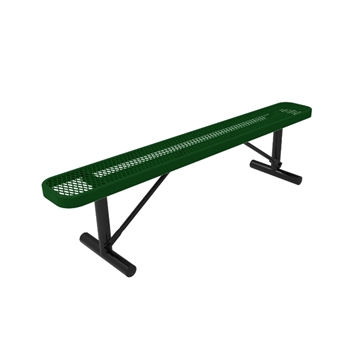8 Ft. RHINO Rectangular Thermoplastic Portable Bench without Back