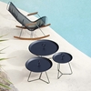 Ledge Lounger Playnk Side Table Round with Powder-Coated Steel