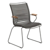 Ledge Lounger Playnk Dining Chair with Resin Slats and Powder-Coated Steel Frame - 16 lbs.