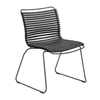 Ledge Lounger Playnk Dining Chair with Resin Slats and Powder-Coated Steel Frame - 16 lbs.