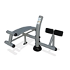Sit Up Back Extension Combo Station for Public Park with Powder-Coated Steel - 138 lbs.