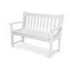 Polywood Traditional 48 In. Garden Bench Recycled Plastic