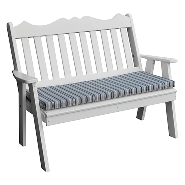 Royal English Garden Bench Recycled Plastic - 4 ft. or 5 ft.