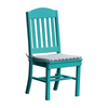Classic Armless Dining Recycled Plastic Chair - 25 lbs.