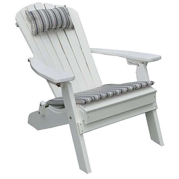 Reclining Adirondack Recycled Plastic Folding Chair - 45 lbs.