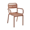 Cannes Dining Armchair Reinforced Stackable Frame - 10 lbs.