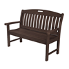 Polywood Nautical Style 48 In. Bench Recycled Plastic