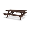 6 ft. Rectangular Recycled Plastic Picnic Table, 288 lbs.